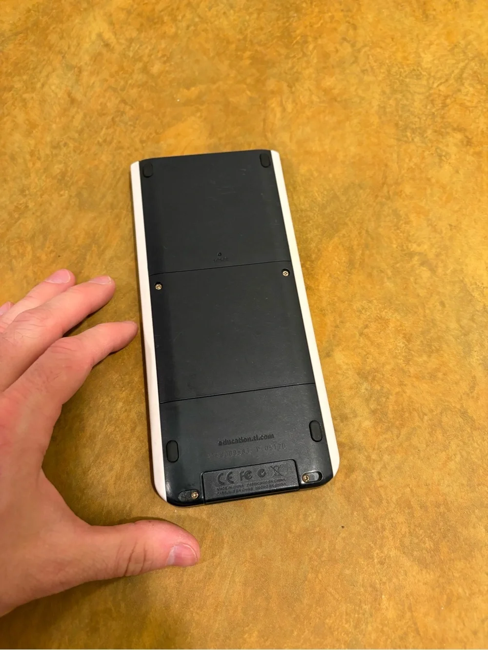 Texas Instruments Graphing Calculator in Black and White Needs New Battery